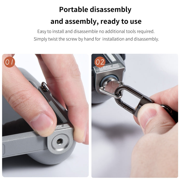 Pour DJI RC / RC 2 STARTRC Kit de Sangle de Cou avec Système d'Auto-Équilibrage