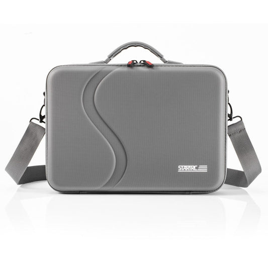 For DJI Osmo Action 5 Pro STARTRC Portable Handbag Shoulder PU Storage Bag (Dark Gray)