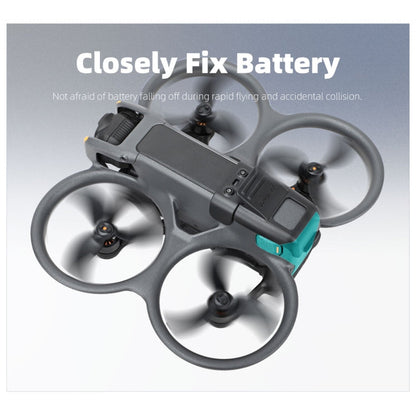 For DJI Avata 2 Sunnylife Battery Anti-release Buckle Clip Lock-up Anti-falling Battery Safety Lock Buckle Guard (Black)
