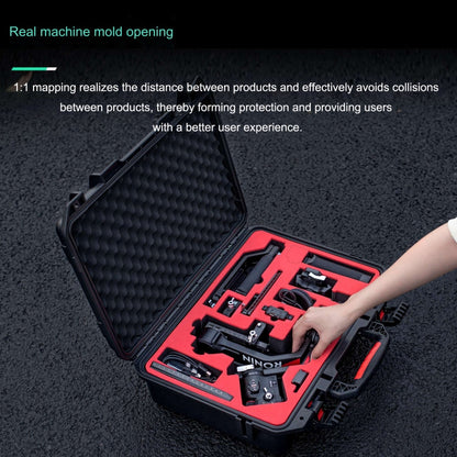 Pour DJI RS4/ RS4 Pro STARTRC Valise Portable Étanche et Antichoc en ABS (Noir)