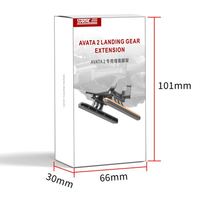 For DJI Avata 2 STARTRC Quick Release Folding Landing Gear Training Rack (Orange)
