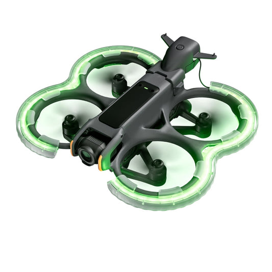 Pour DJI Avata 2 STARTRC Drone LED Garde de protection d'hélice Anneau anti-collision (Transparent)