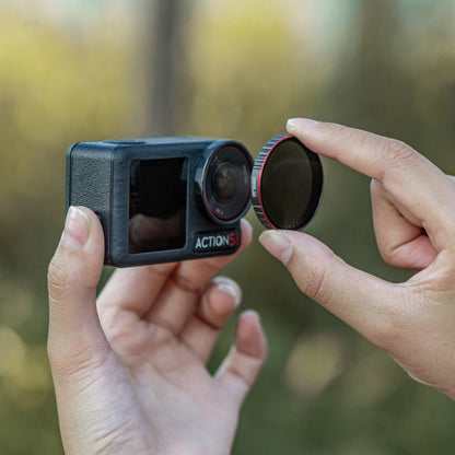 Pour DJI Osmo Action 5 Pro STARTRC Filtre d'objectif 4 en 1 CPL ND8 ND16 ND32