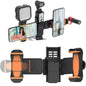 For DJI OSMO Pocket 4 / 3 Sunnylife ZJ756 Expanded Dual Phone Clamp Holder (Black)
