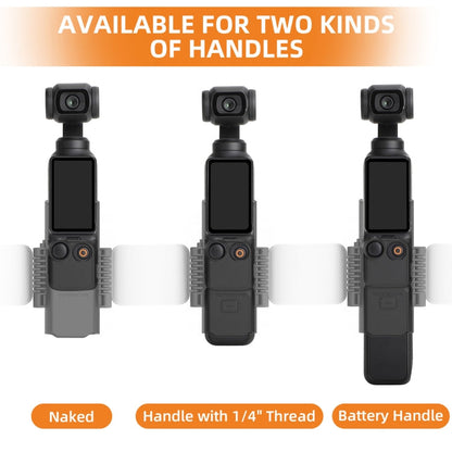 For DJI OSMO Pocket 4 / 3 Sunnylife ZJ756 Expanded Dual Phone Clamp Holder (Black)