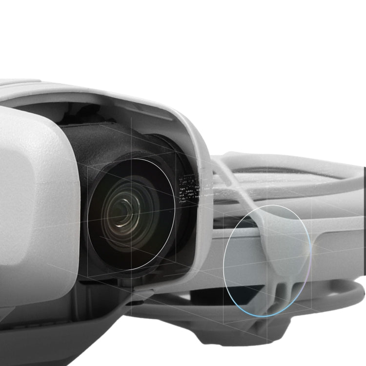 Pour DJI Neo Sunnylife 2x Film protecteur d'objectif de drone en verre trempé (Transparent)