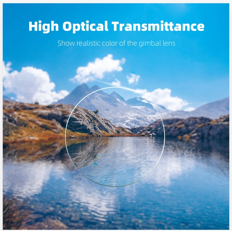 Pour DJI Neo Sunnylife 2x Film protecteur d'objectif de drone en verre trempé (Transparent)
