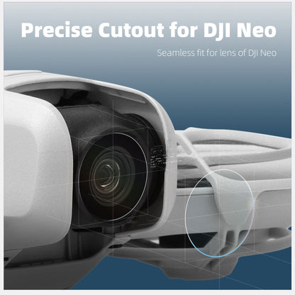 Pour DJI Neo Sunnylife 2x Film protecteur d'objectif de drone en verre trempé (Transparent)
