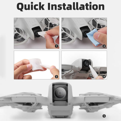 Pour DJI Neo Sunnylife 2x Film protecteur d'objectif de drone en verre trempé (Transparent)