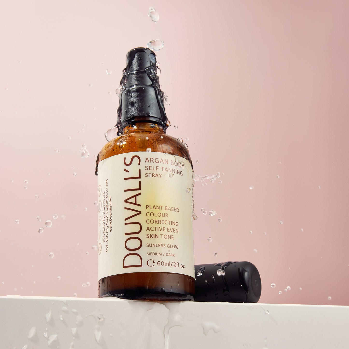 Argan Self Tanning Body Spray 60ml |Semi-permanent Self tanning spray