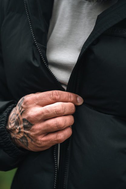 NVYSKN Mens Feather Down  Cold Weather Puffa Jacket