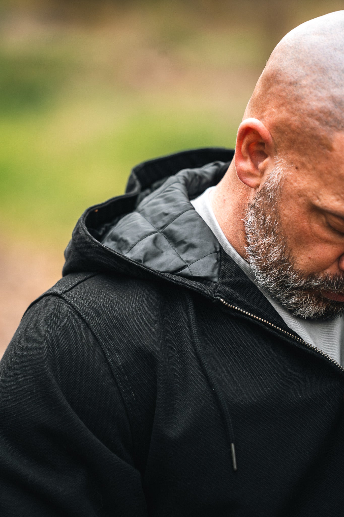 NVYSKN Mens Canvas Bomber Jacket