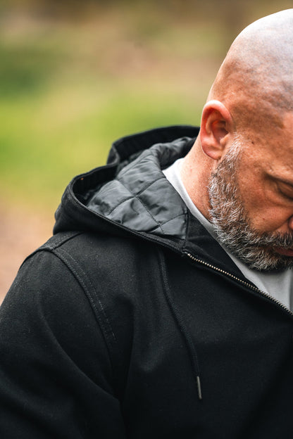 NVYSKN Mens Canvas Bomber Jacket