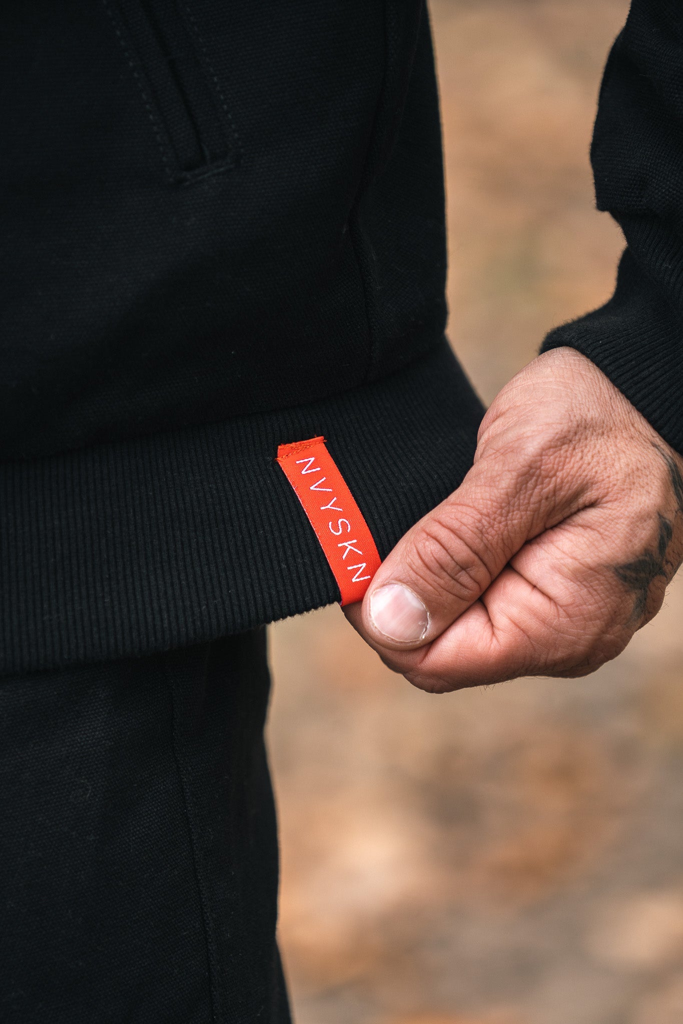 NVYSKN Mens Canvas Bomber Jacket