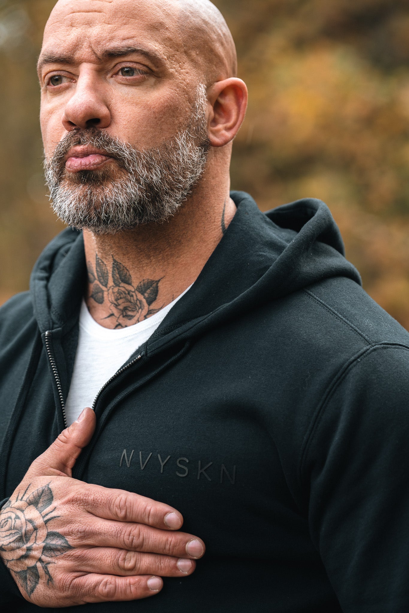 NVYSKN Mens Casual Zip Hoody