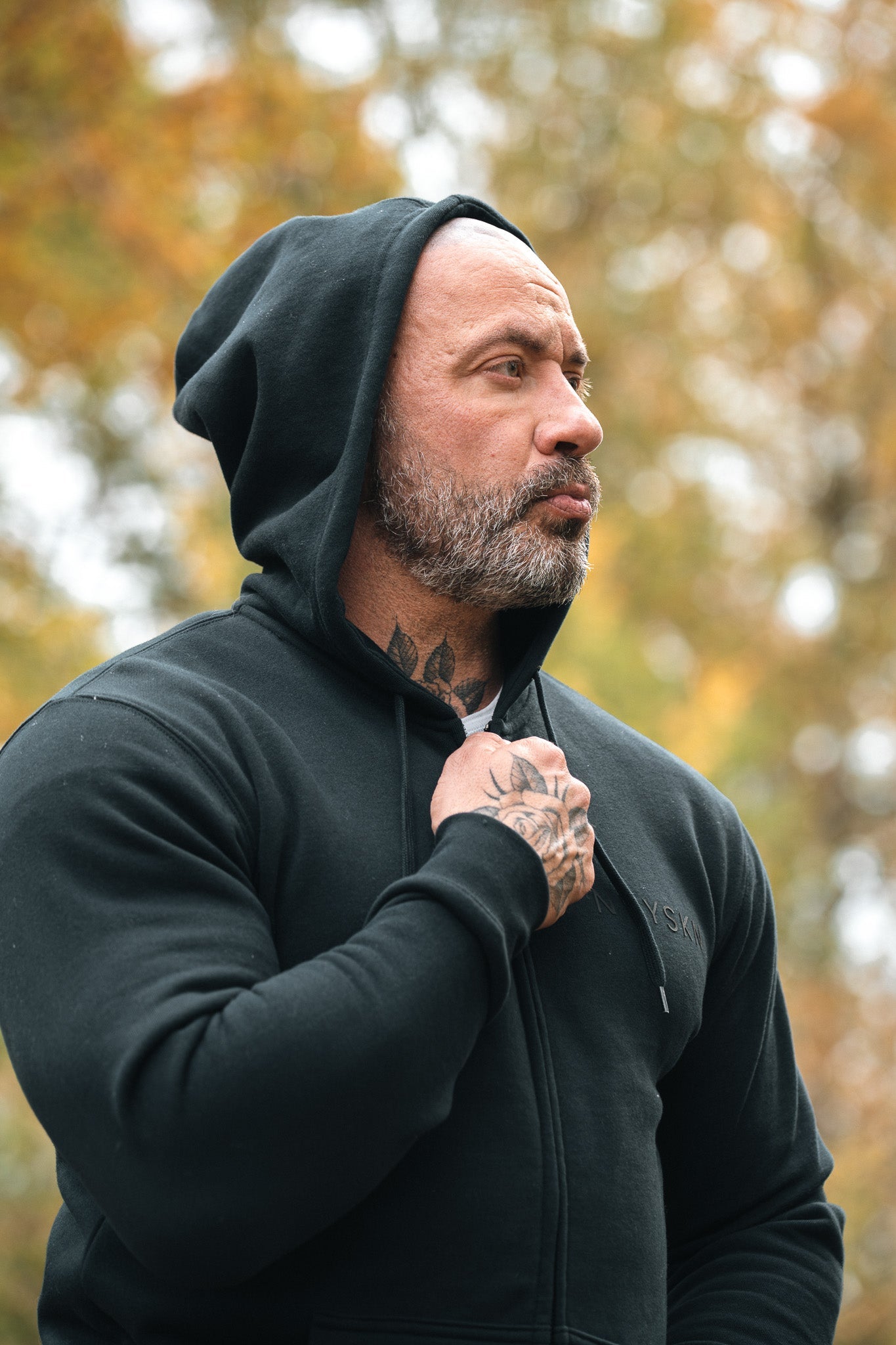 NVYSKN Mens Casual Zip Hoody