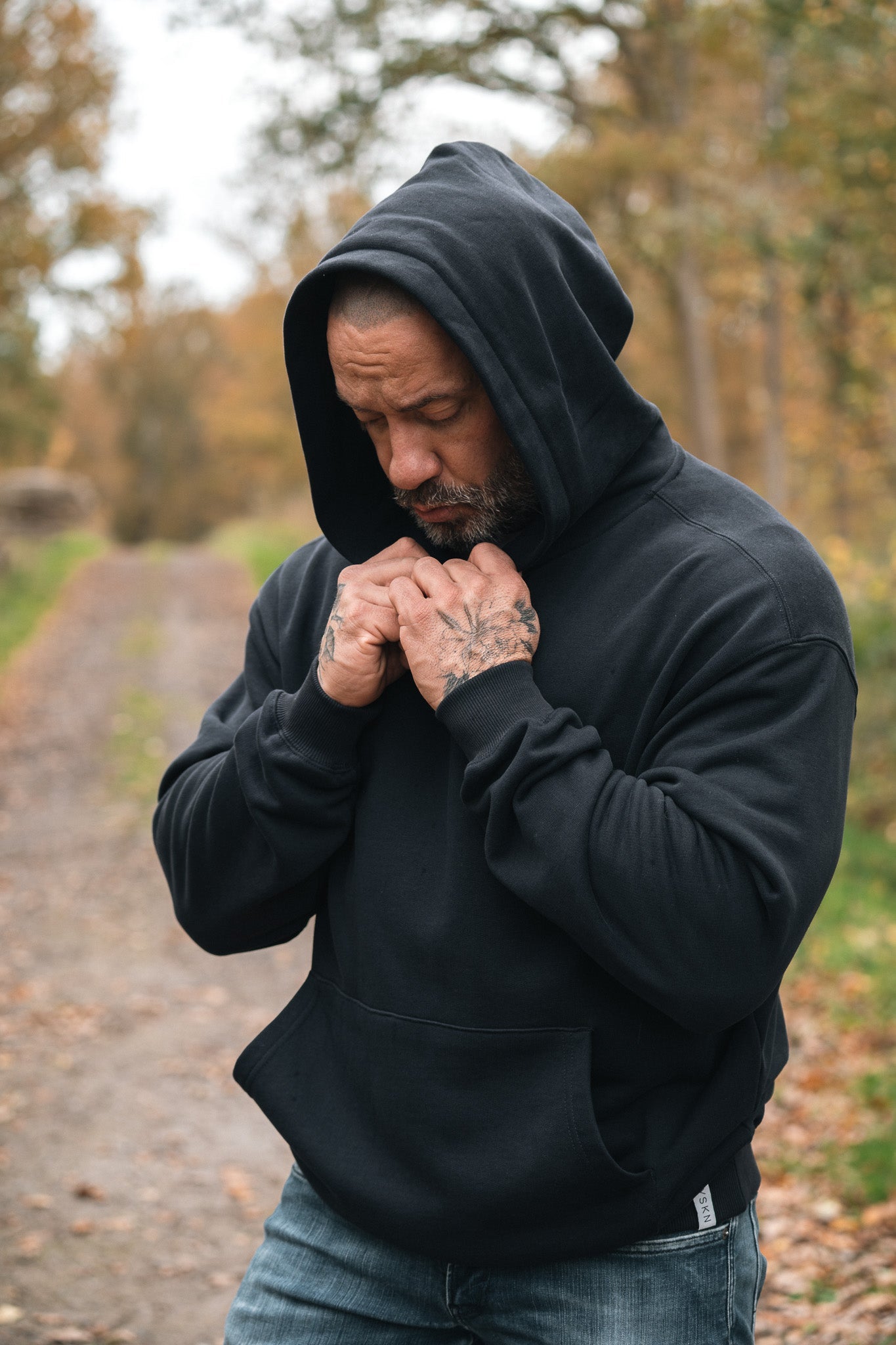 NVYSKN Mens Cotton Fisherman Hoody