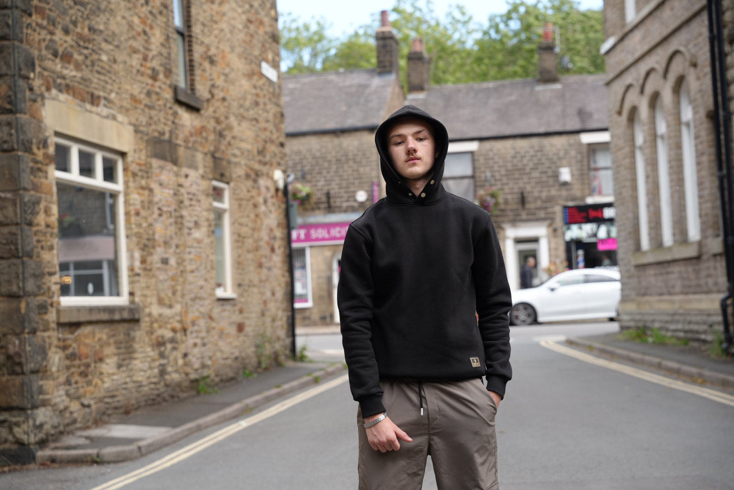 Slim fit hoodie