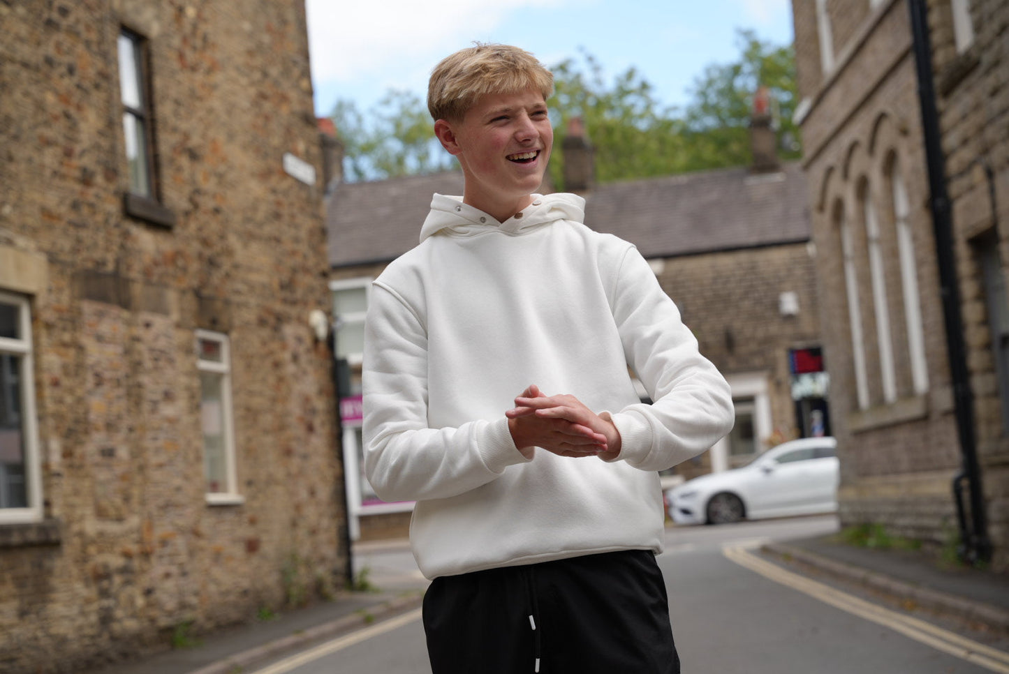 Slim fit hoodie