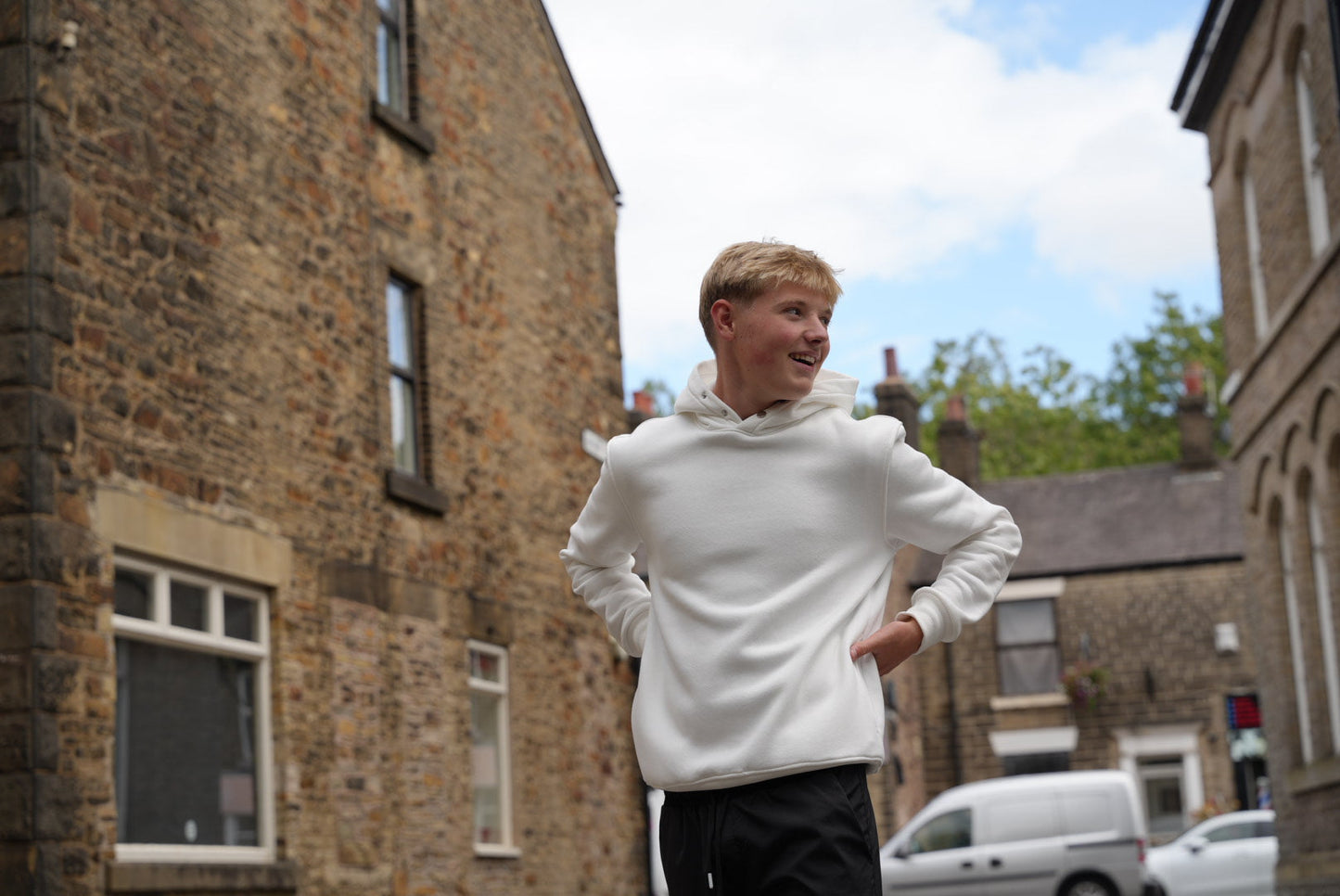 Slim fit hoodie