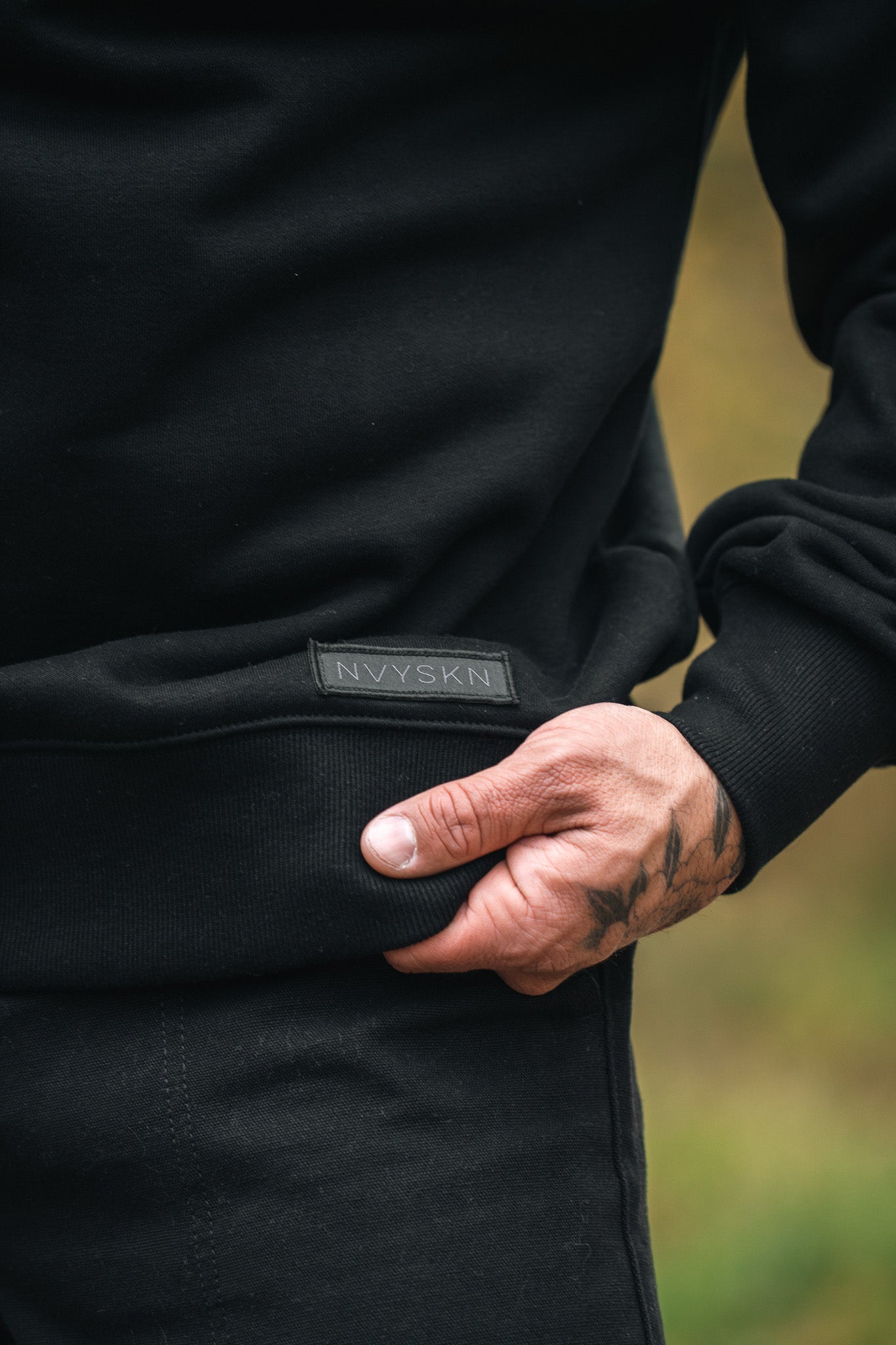 NVYSKN Mens Heavy Cotton Jumper