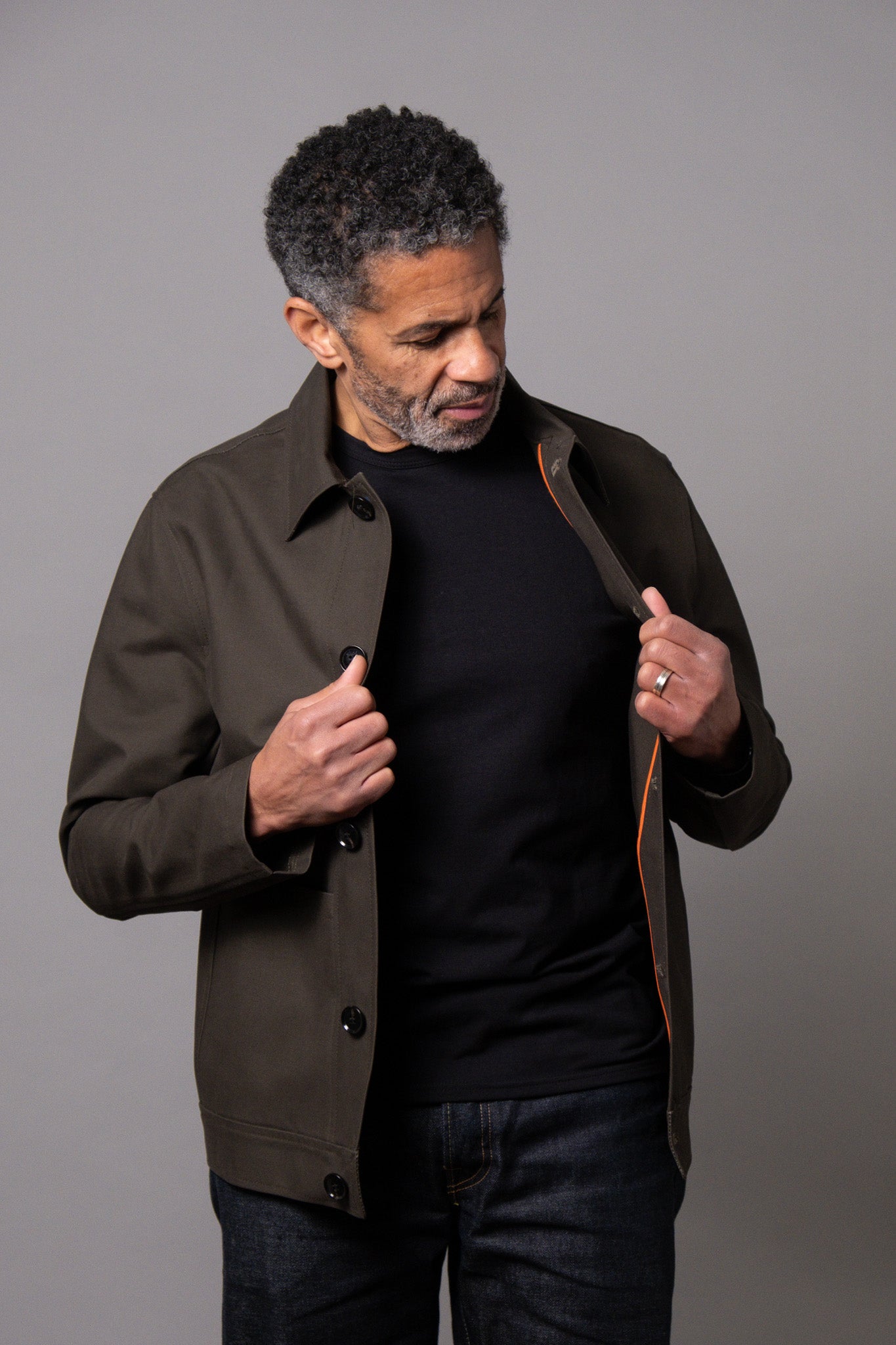 Regency Shacket - Olive Dx