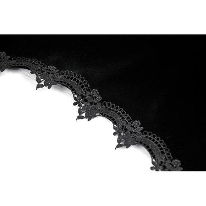 Dark in Love Erzebeth Gothic Bolero Shrug - Black Lace Victorian Bell Sleeve