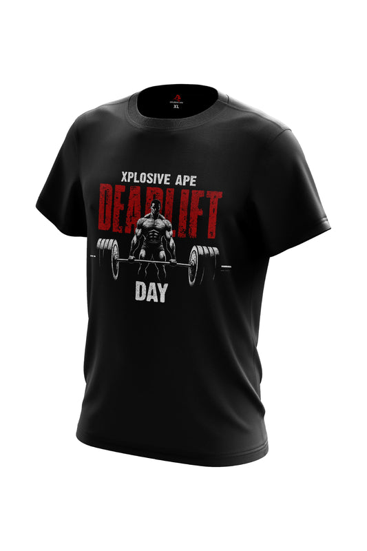 XAPE Deadlift Day V3 Tee - Black