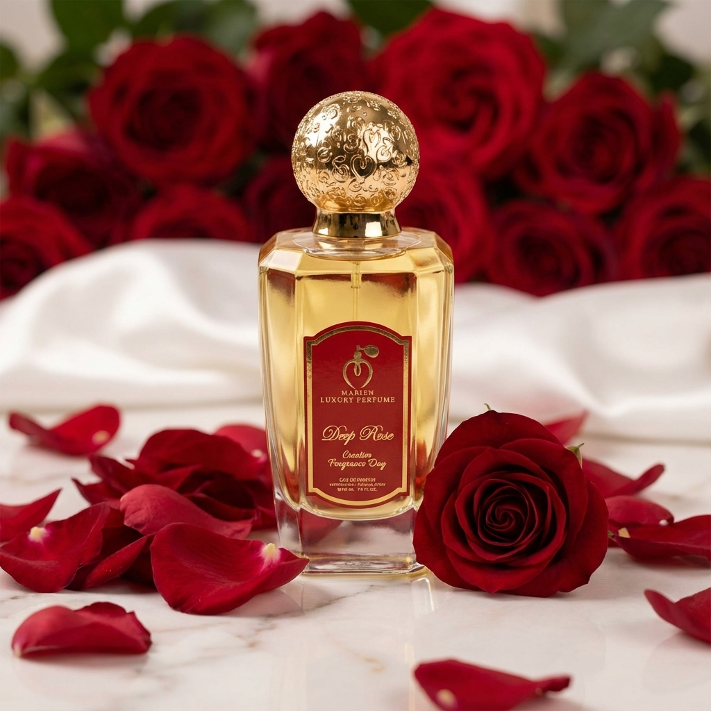 Marien Deep Rose Eau de Parfum Luxe Femme | Frais & Floral - 100ml