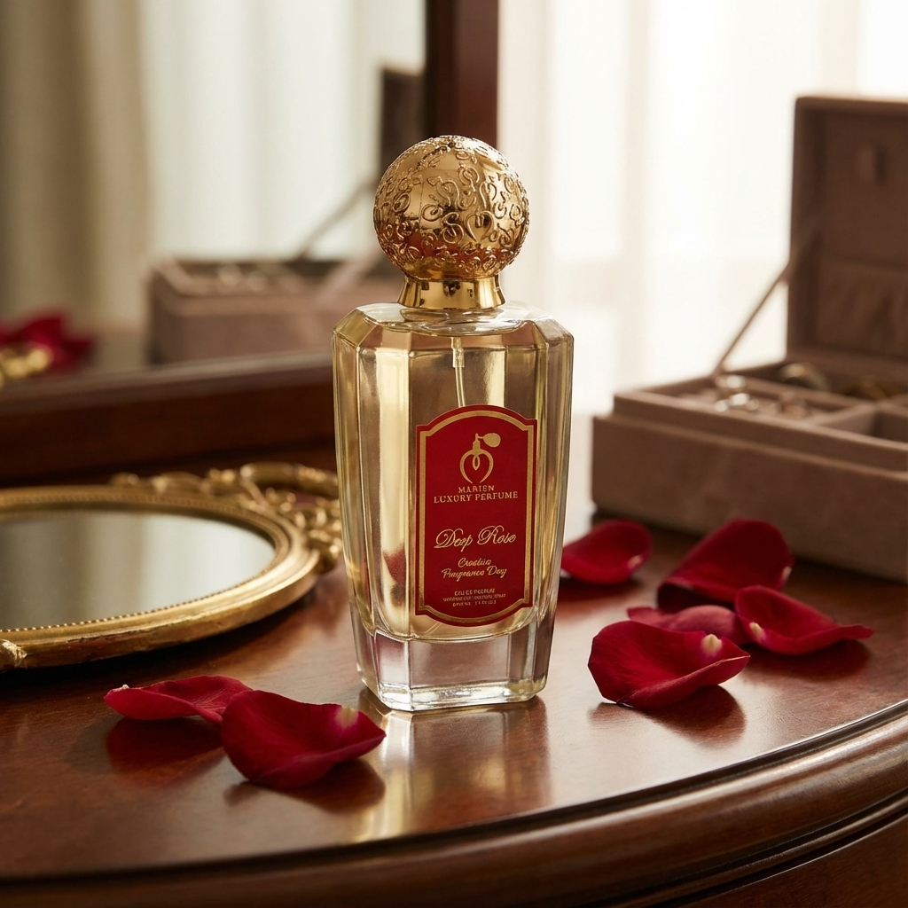 Marien Deep Rose Eau de Parfum Luxe Femme | Frais & Floral - 100ml