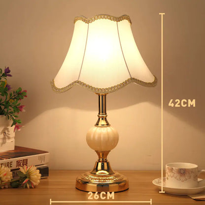 European Minimalist Glass Table Lamp - Vintage Style