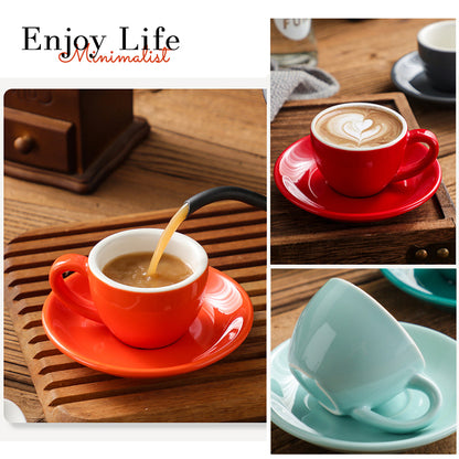 Nordic Minimalist Ceramic Coffee Cup Set – 300ml