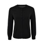 Round Neck Cropped Knit Cardigan