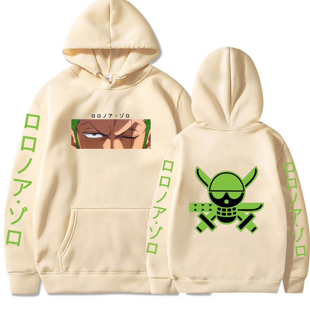 One Piece Zoro Roronoa Printed Hoodies