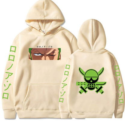 One Piece Zoro Roronoa Printed Hoodies
