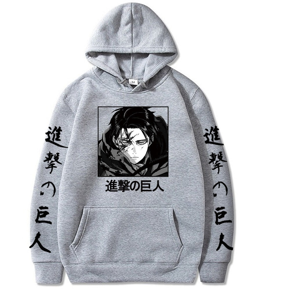 Attack on Titan Printed Hooded Sweatshirt for Mens