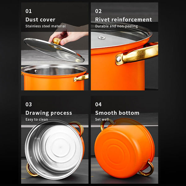 12-Piece Stainless Steel Cookware Set