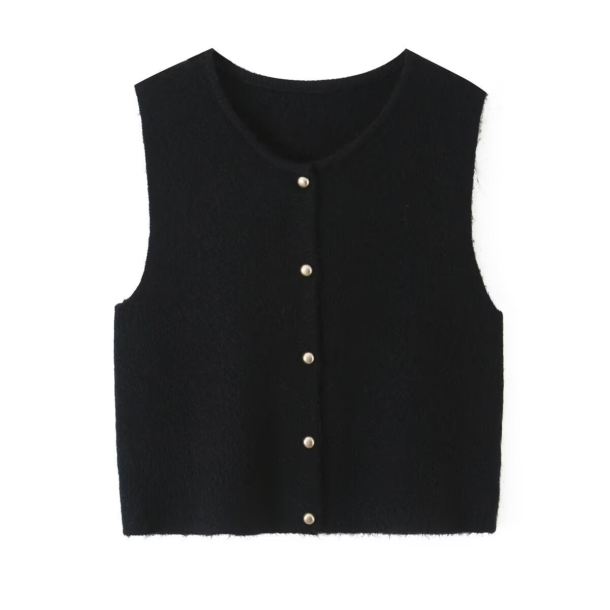 knitted sweater women's vest