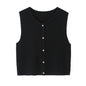 knitted sweater women's vest