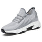 Summer height increasing men's shoes 10cm breathable fly woven mesh sports and leisure board shoes