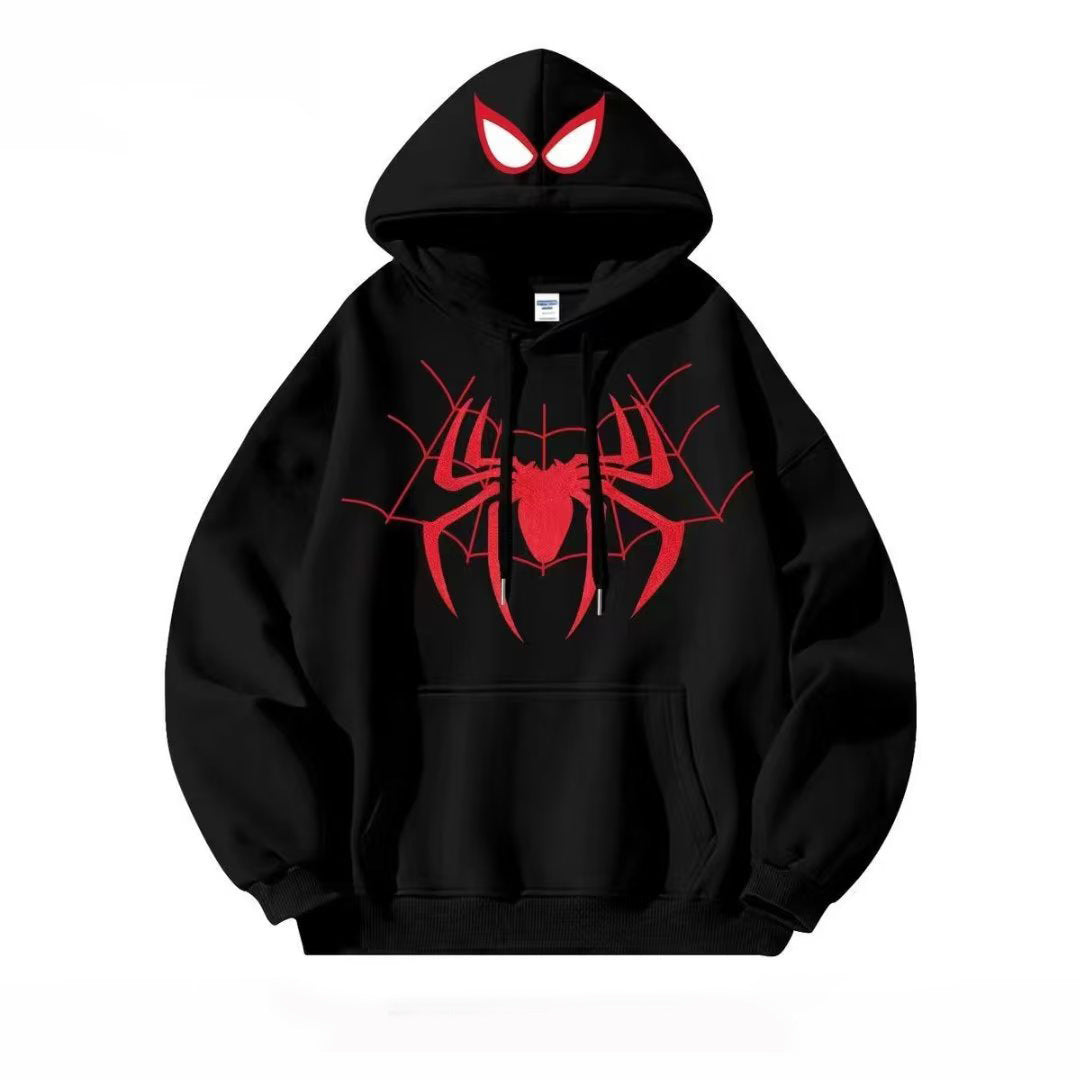 Retro Hip Hop Fashion Anime Hooded Sweatshirts