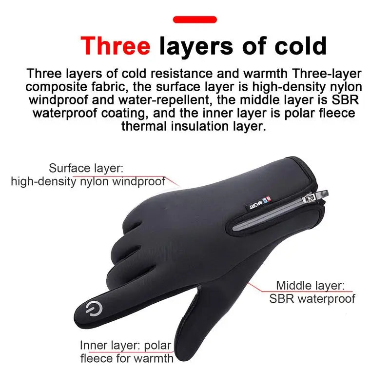 Heated touchscreen gloves for cycling and skiing - view 3