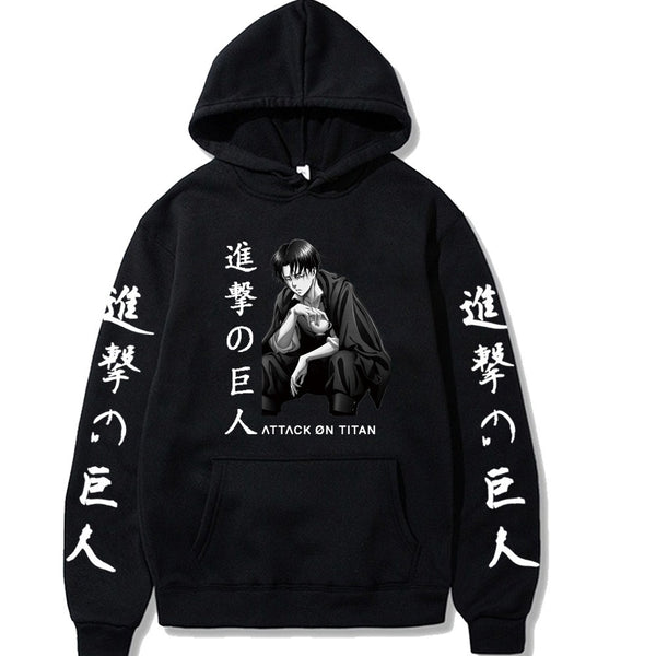 Attack on Titan Printed Hooded Sweatshirt for Mens
