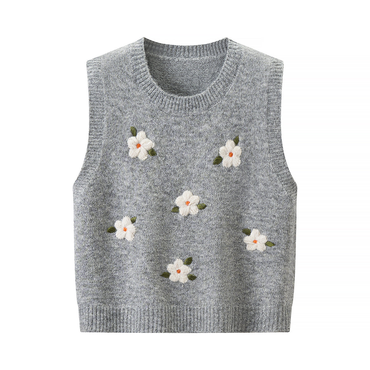 Women's Jacquard Knit Layering Vest