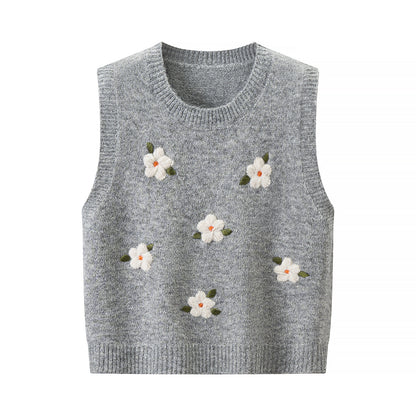 Women's Jacquard Knit Layering Vest