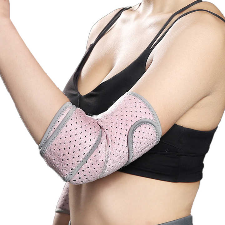 Sports elbow protection men's fitness arm cover arm joint protection warm elbow cover strap protection