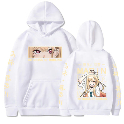 Marin Kitagawa Cute Graphic Print hoodies