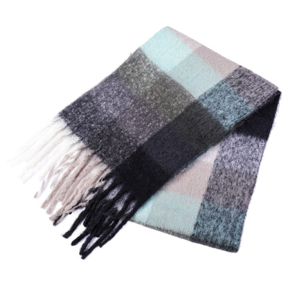 Women's leopard print tassel scarf - view 8
