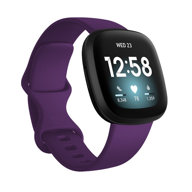 Fitbit Versa 3 Silicone Watch Strap