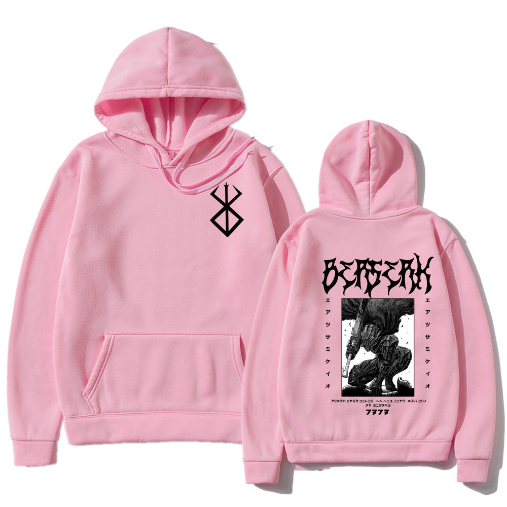 Berserk Anime Hoodie - Loose Hooded Sweatshirt